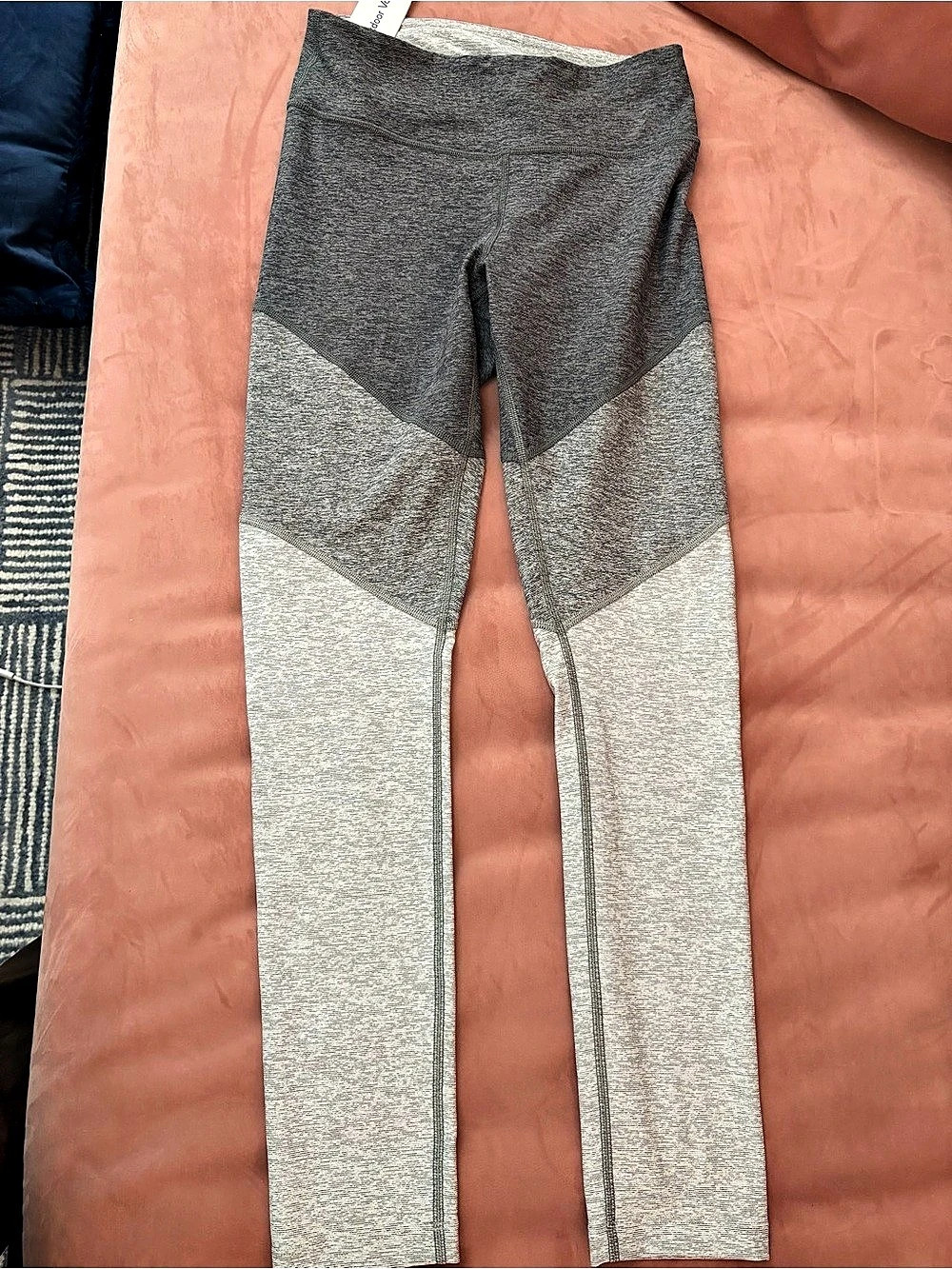 Outdoor Voices Springs Legging Color Block Gray Small